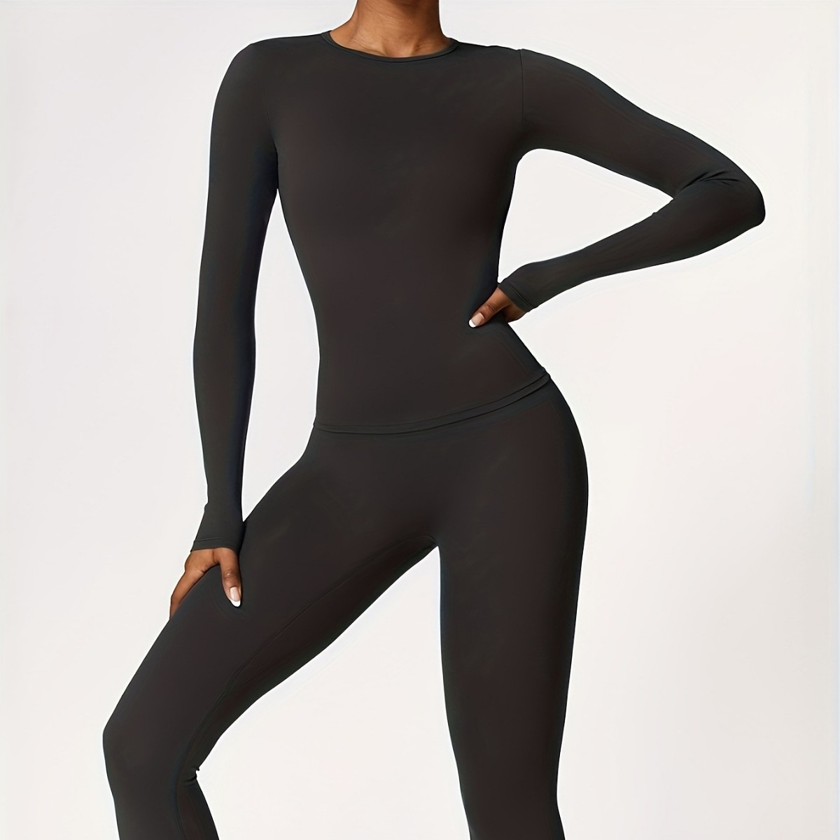 Winter Clothing For - Tuta da yoga aderente a maniche