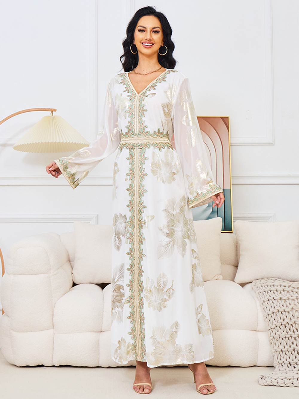 Winter Clothing Dubai - JHJN Autunno e inverno Cintura ricamata