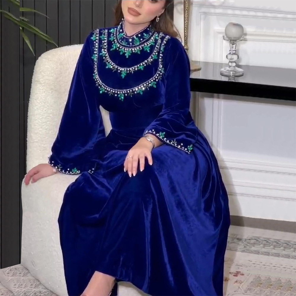 Winter Clothing Dubai - Abito musulmano arabo elegante autunno/inverno abito