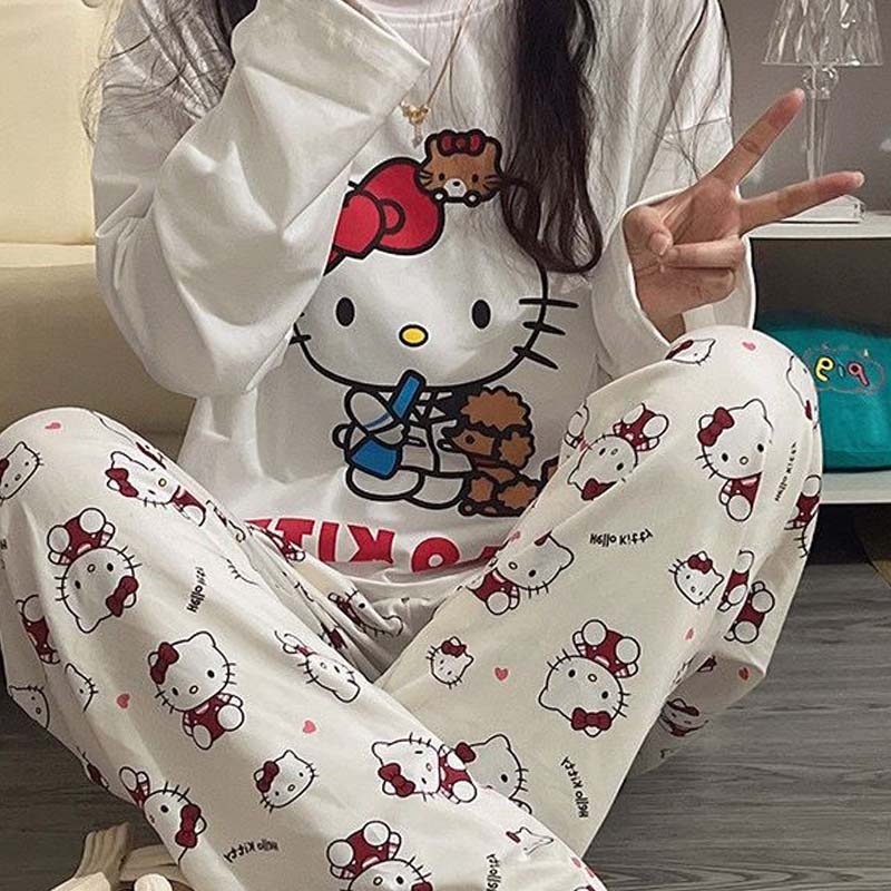 Winter Clothing Girls - Kawaii Sanrios Hello Kittys Pigiama da