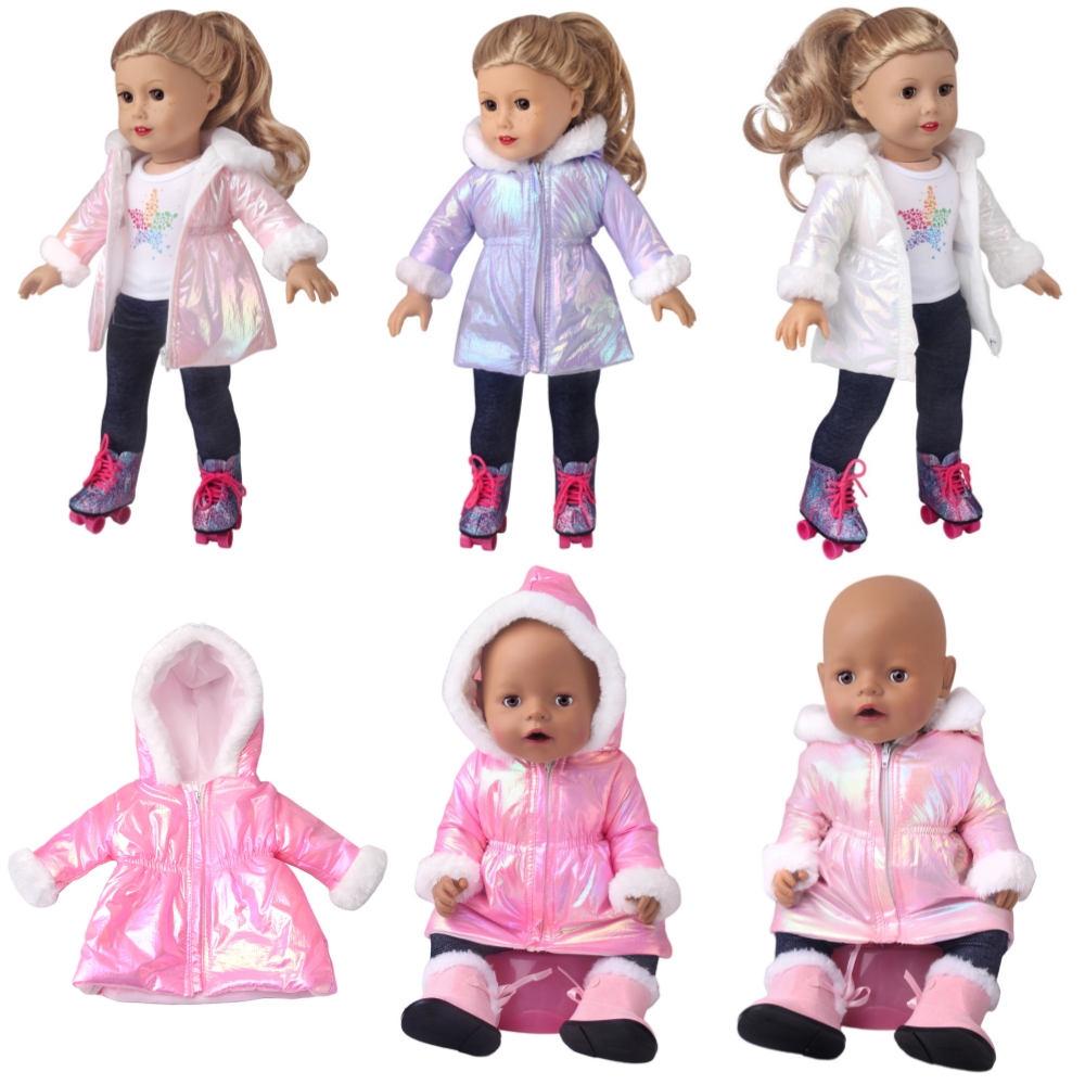 Winter Clothing Newborn - Abbigliamento per bambole invernali Piumino per