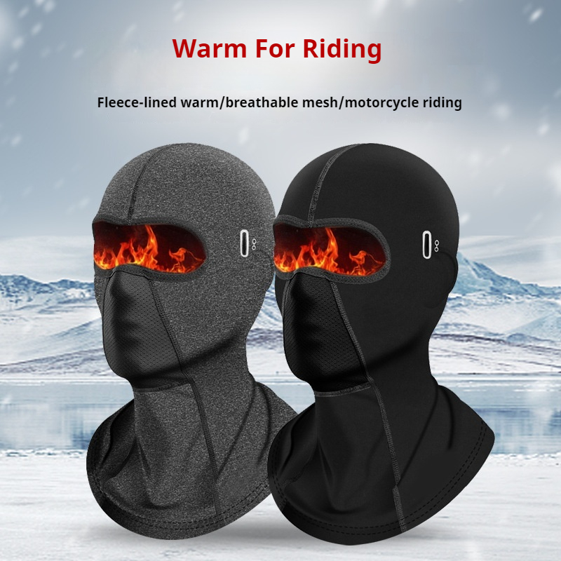 Wool Balaclava Knit - Passamontagna da ciclismo Equitazione all'aperto Casco
