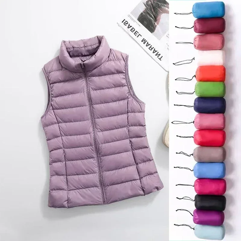 Puffer Jacket Women Down - Gilet da Donna in 11 Colori,