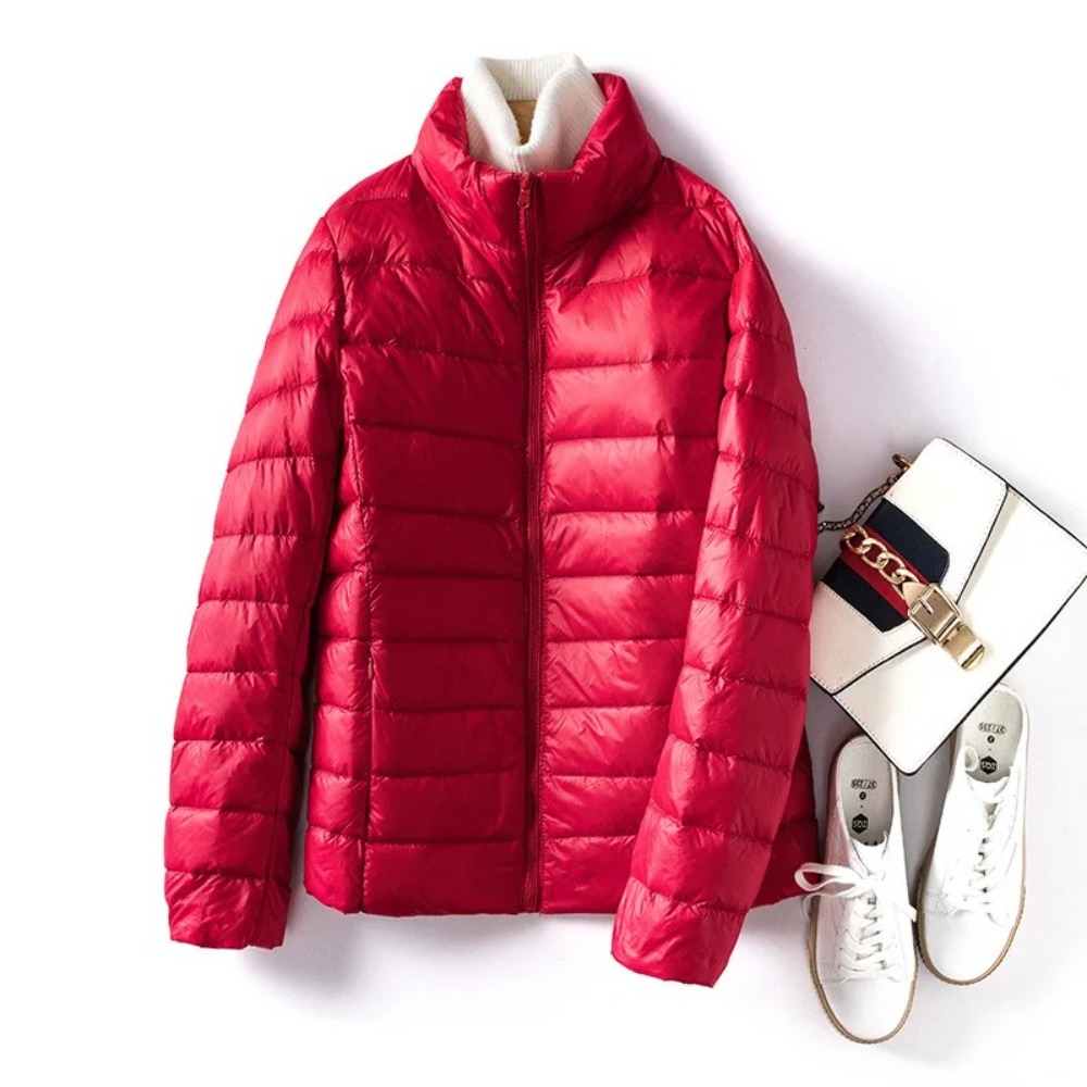 Puffer Jacket Women Down - Piumino primaverile ripiegabile ultraleggero Piumino corto
