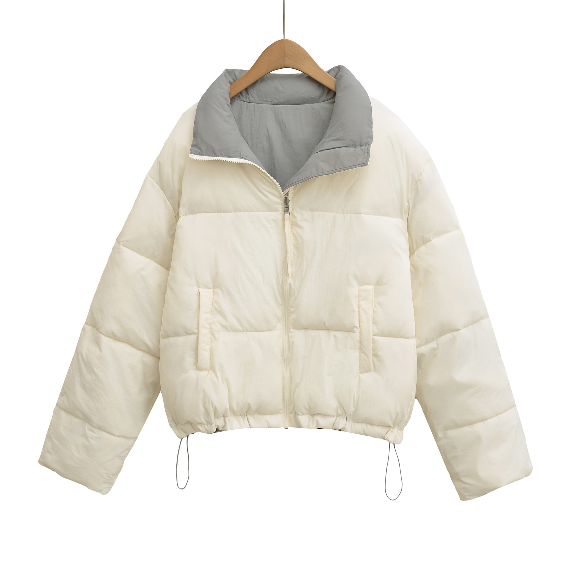 Puffer Jacket Women Down - Nuova Giacca Corta in Cotone 2025