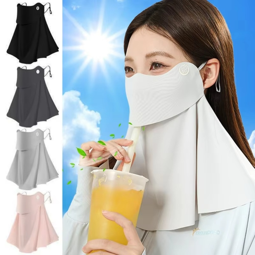 Wool Balaclava Knit - Maschera Estiva in Seta Ghiacciata per