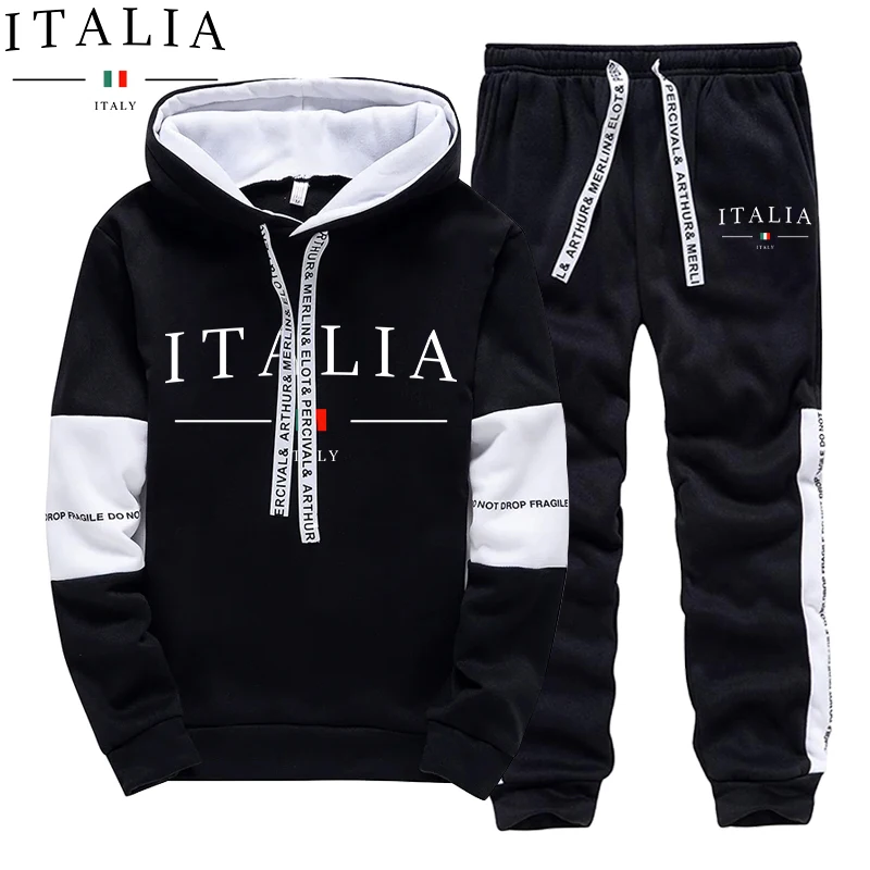 Winter Clothing Hoodie - Tuta da Uomo Autunno Inverno, Felpa