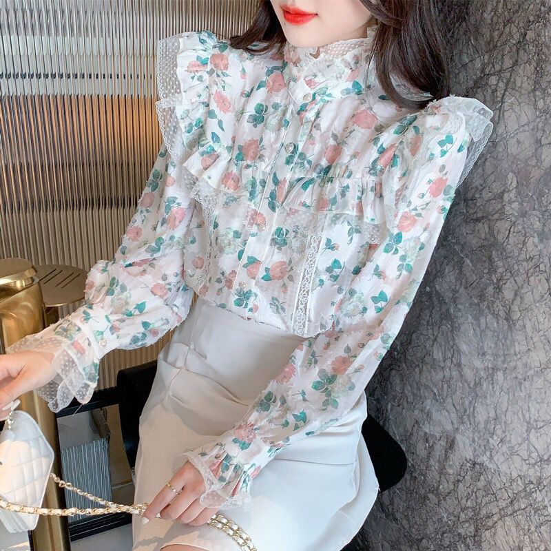 Camicetta in Chiffon Floreale  - Winter Clothing Vintage recensione e prezzo