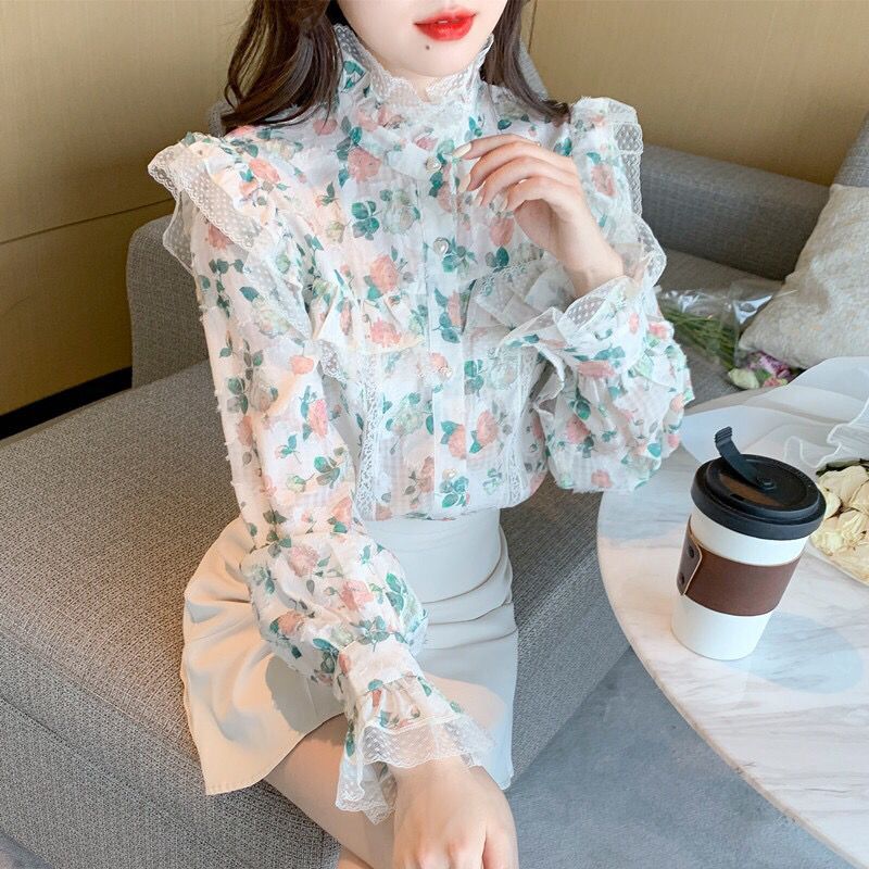 Camicetta in Chiffon Floreale  - Winter Clothing Vintage recensione e prezzo