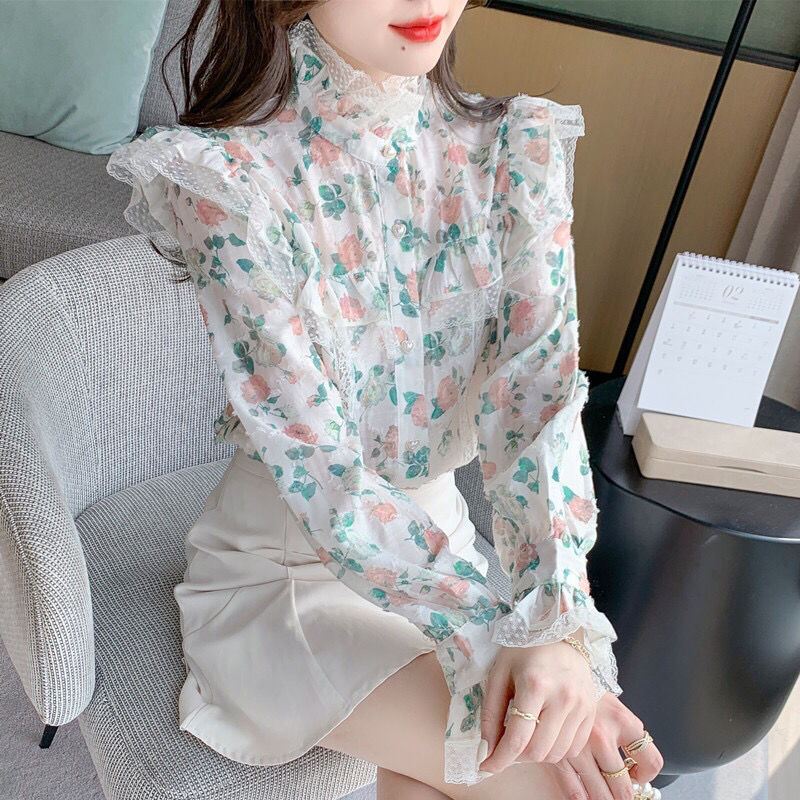 Camicetta in Chiffon Floreale  - Winter Clothing Vintage recensione e prezzo