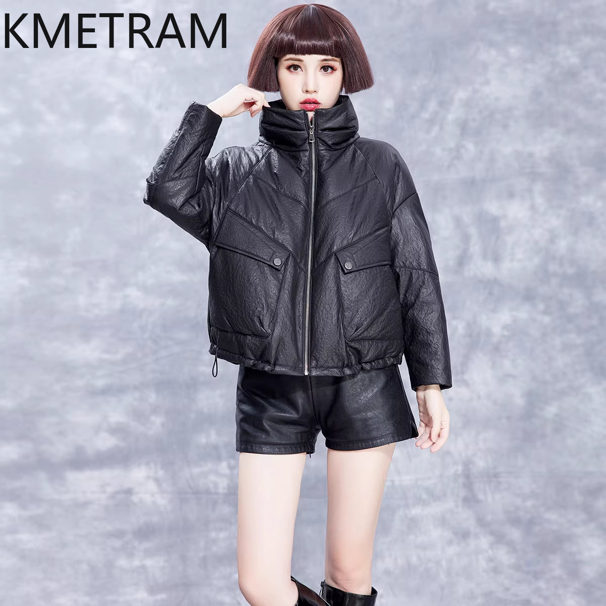 KMETRAM Giacca in Vera Pelle d - Puffer Jacket Women Down recensione e prezzo