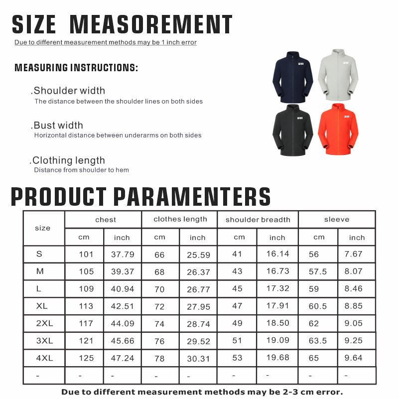 Giacca in pile da uomo con sta - Winter Clothing Work recensione e prezzo