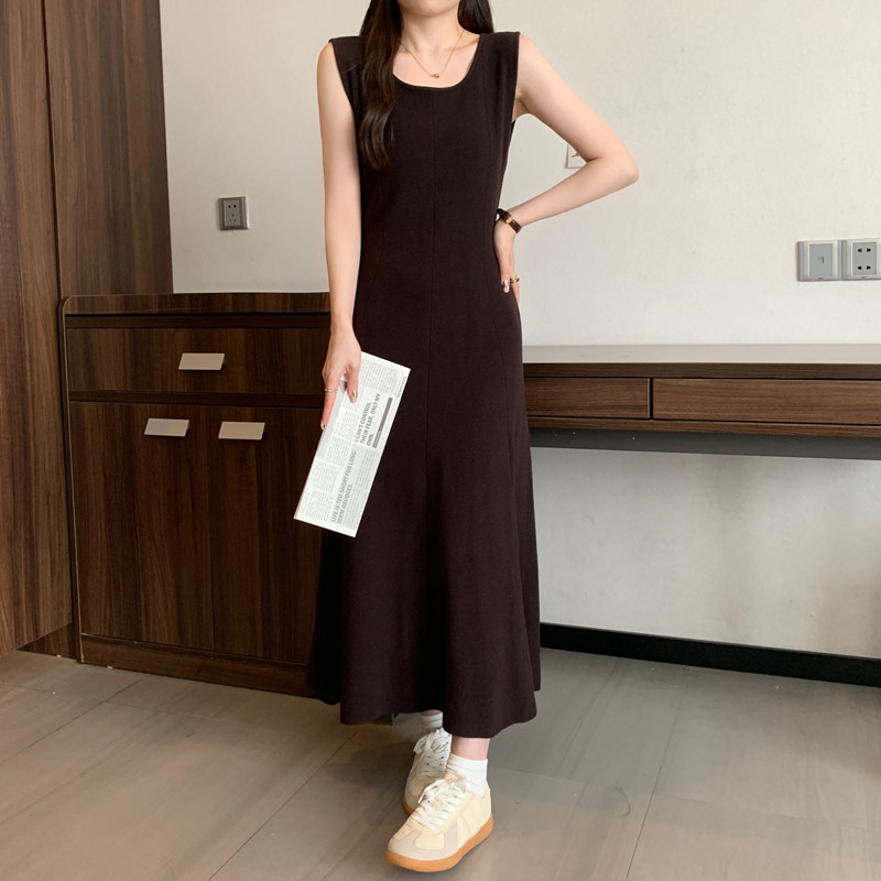 Elegante solido senza maniche  - Winter Clothing Vintage recensione e prezzo