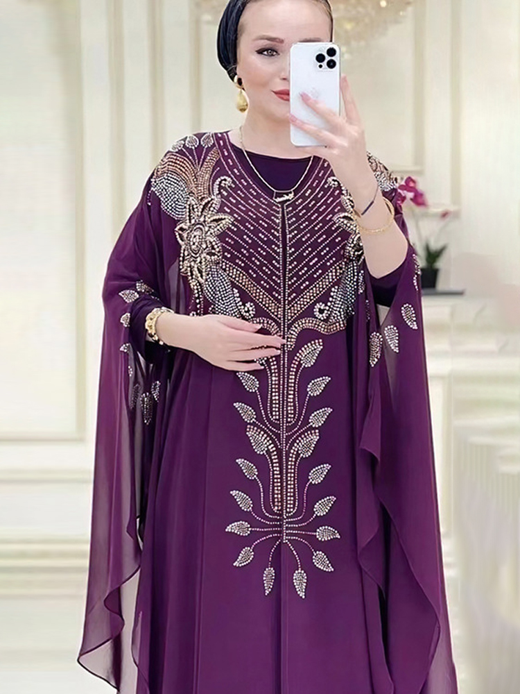 Chiffon Boubou Moda musulmana  - Winter Clothing Dubai recensione e prezzo